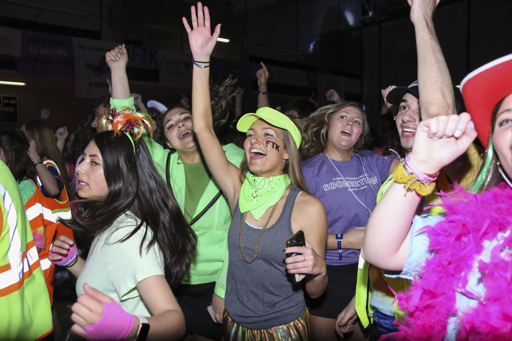 Students dance